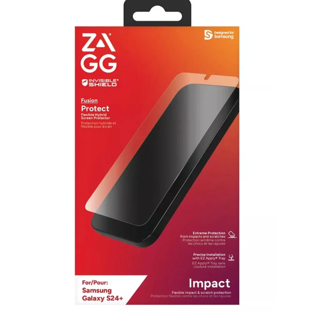ZAGG Samsung Galaxy S24+ Invisible Shield Fusion Screen Protection